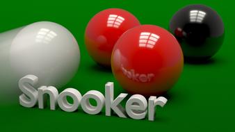 snooker sport balls 3d blender drawing