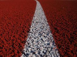 Line Mark Stripes red white