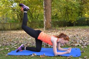Sport Autumn Nature girl