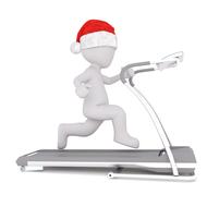 stick man on treadmill