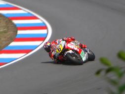 Stefan Bradl on racing bike