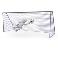 goalkeeper as a 3d model