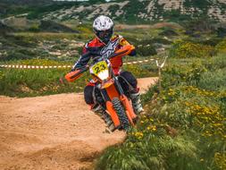 cross country motorcycle race