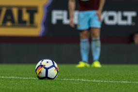 Football Soccer player on Premier League