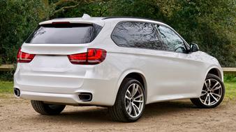 Car white park