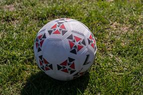 Sports ball green grass