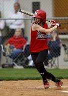 action photo of Softball Batter Female