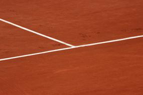 tennis court markings