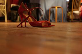 High Heeled Shoes red