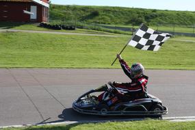 finish on racing karts