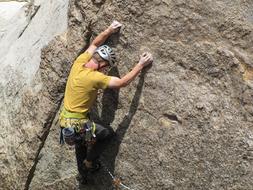 Rock Climbing Extreme man