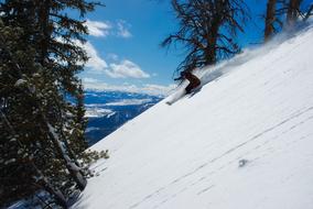 Winter Snow Mountains man
