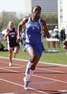 Runner Sprinter Female on competition