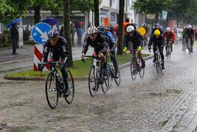 Cycling Races at Rain
