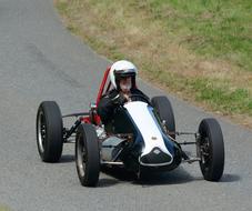 Hillclimb Car Vintage retro