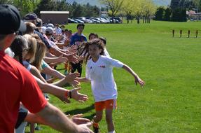 Soccer Sportsmanship Playing children