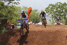 speed Enduro Motorcyclist
