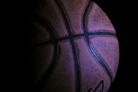 Basketball Sport Ball at dark