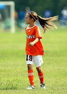 young Soccer Player Girl