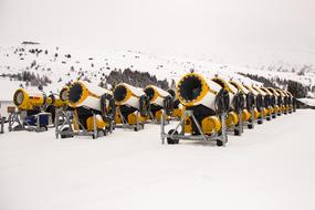 Snow Cannons in winter