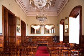 Hall Crystal Chandelier