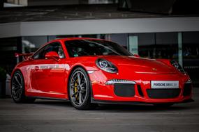 Porsche 911 Gt3 991 1 in the parking lot