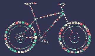 mountain bike art design