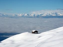 Winter Mountains Fog