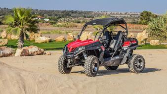 off road Buggy Vehicle on sand