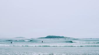 Beach Coast Ocean people