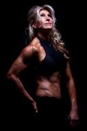 portrait of strong Athletic woman