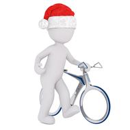 3d model bike red hat drawing