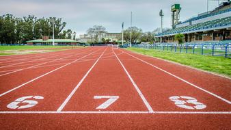 Track Athletics red