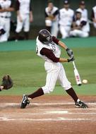 Baseball Batter Hitting man