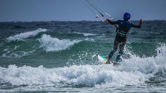kitesurfer for leisure