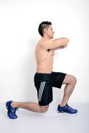 fitness model pose