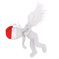 christmas white male angel drawing