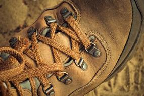 Hiking Shoes leather old