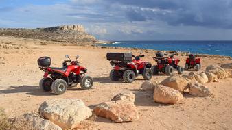 Buggy Vehicle Off Road red