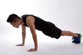 Burpee Plank Position