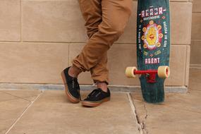 Wall and Skateboard