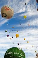 Hot Air Balloons in Sky