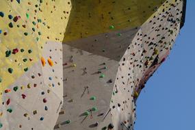 Rock climbing wall