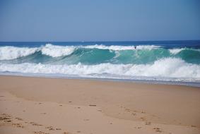 landscape of Surfer In Portugal