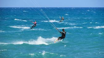 Kiteboarding Kite Surf people