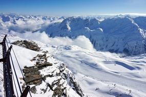 Snow coldly Winter Mountain