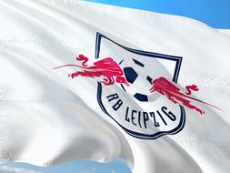 Football rb leipzig flag