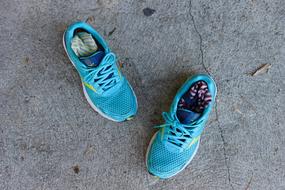 Shoes Basketball Blue And yellow