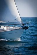 goodly Yacht Sailing Sea