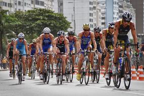 Cycling Competition Race people